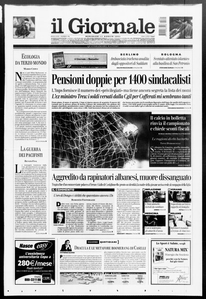 Il giornale : quotidiano del mattino